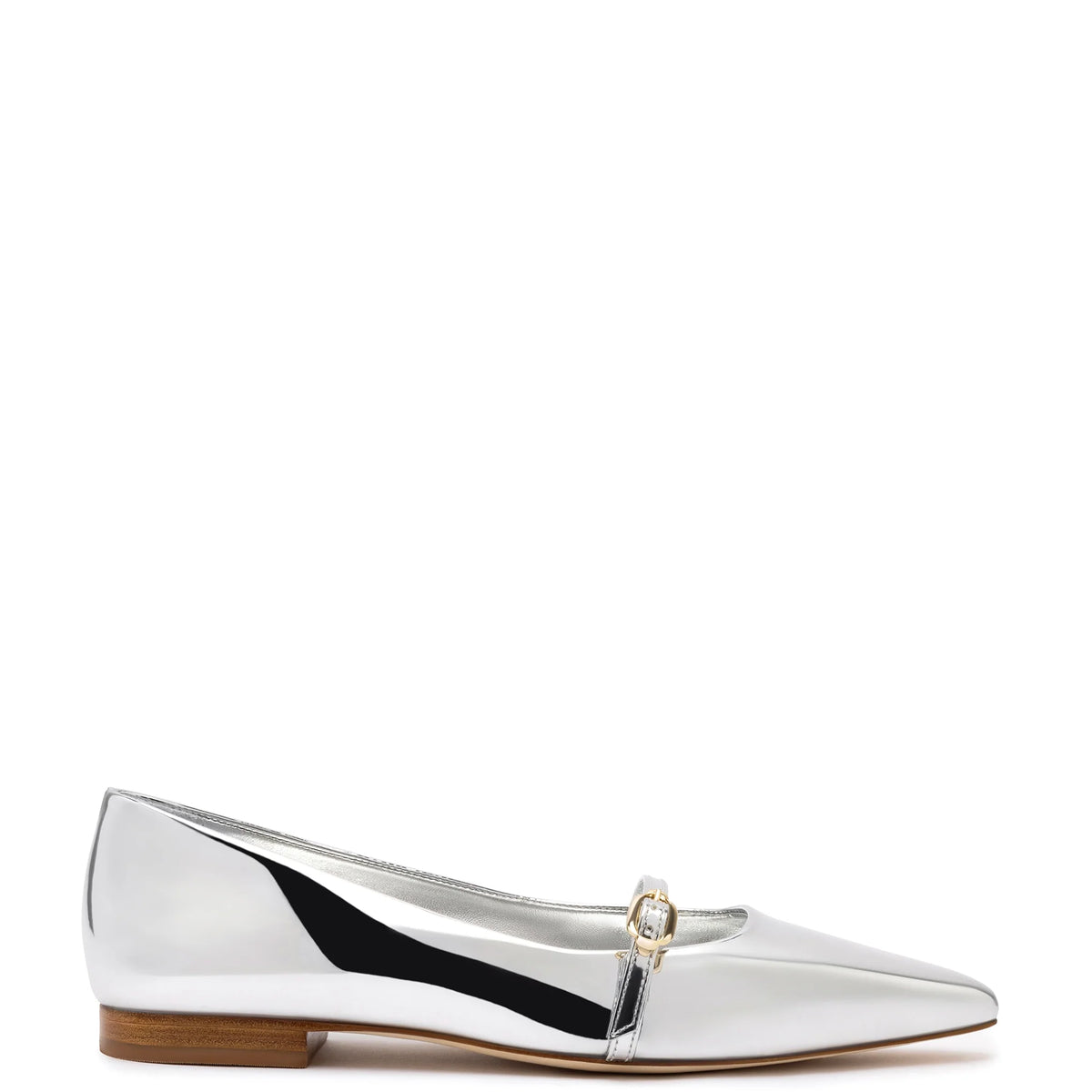 Irene Flat In Silver Specchio