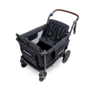WonderFold L4 Quad Stroller Wagon in Black