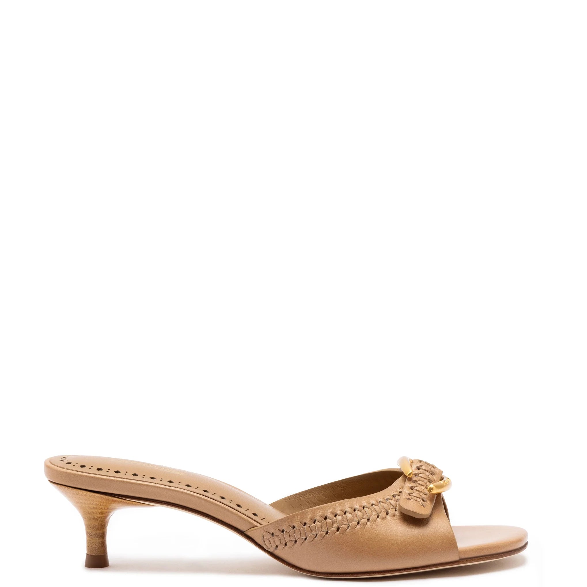 Verona Mule in Hazelnut Leather