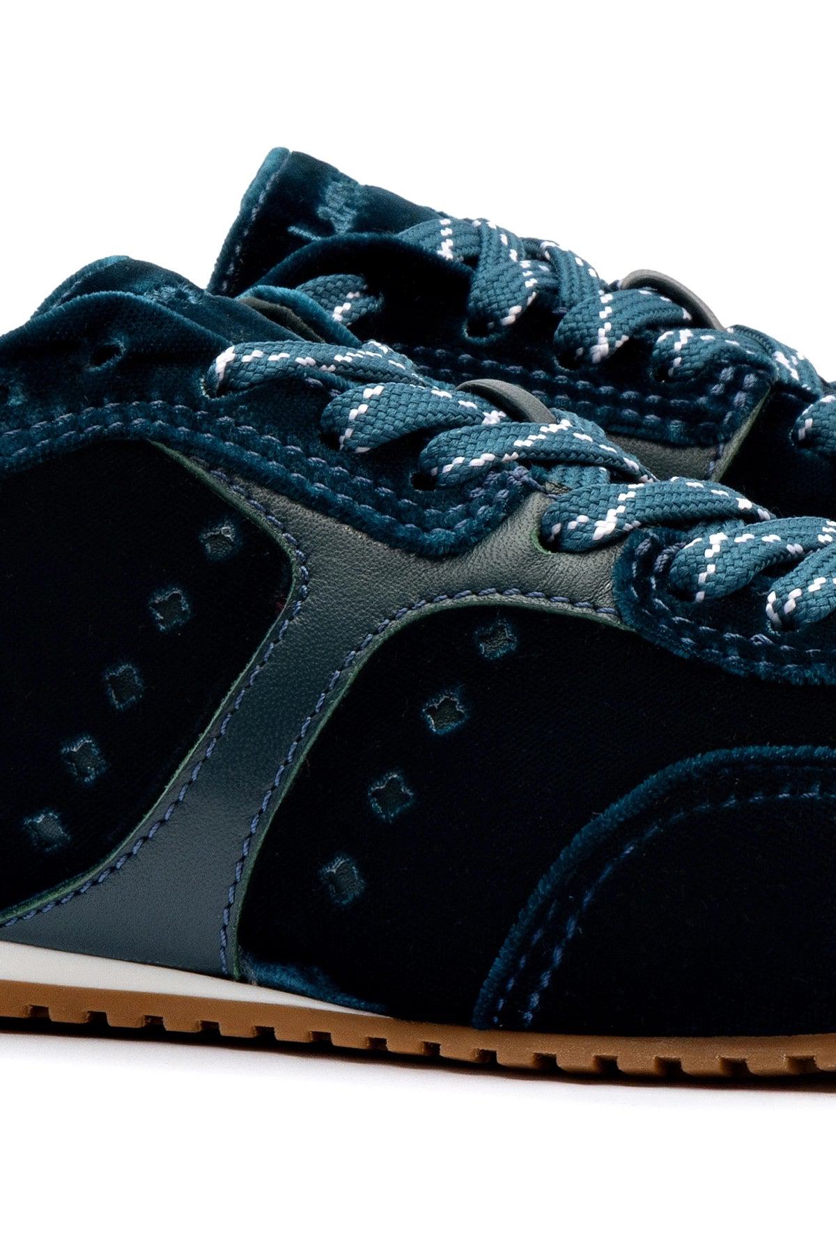 Stella Sneaker In Deepsea Velvet