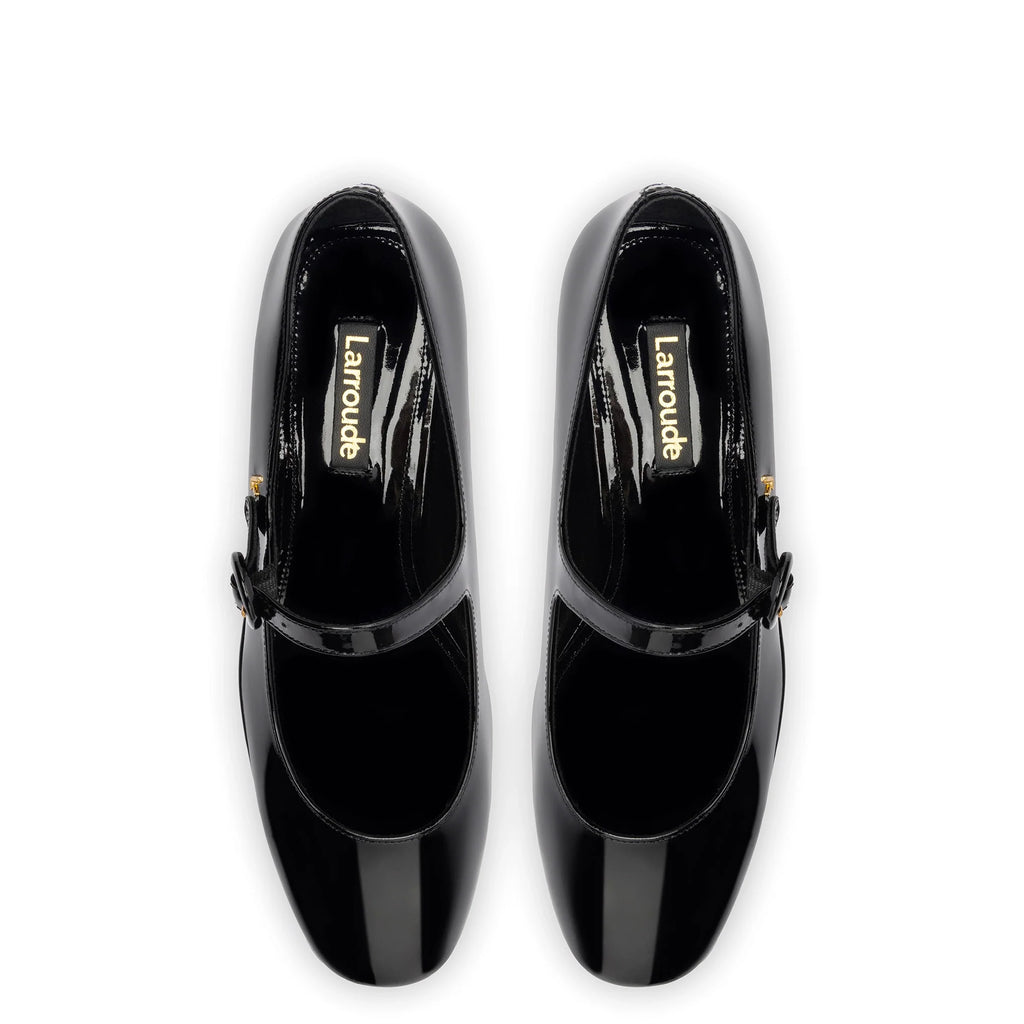 Blair Flatform In Black Patent Leather