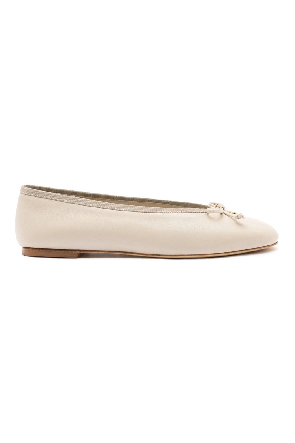 Pavlova Ballet Flat In Mushroom Grey Leather