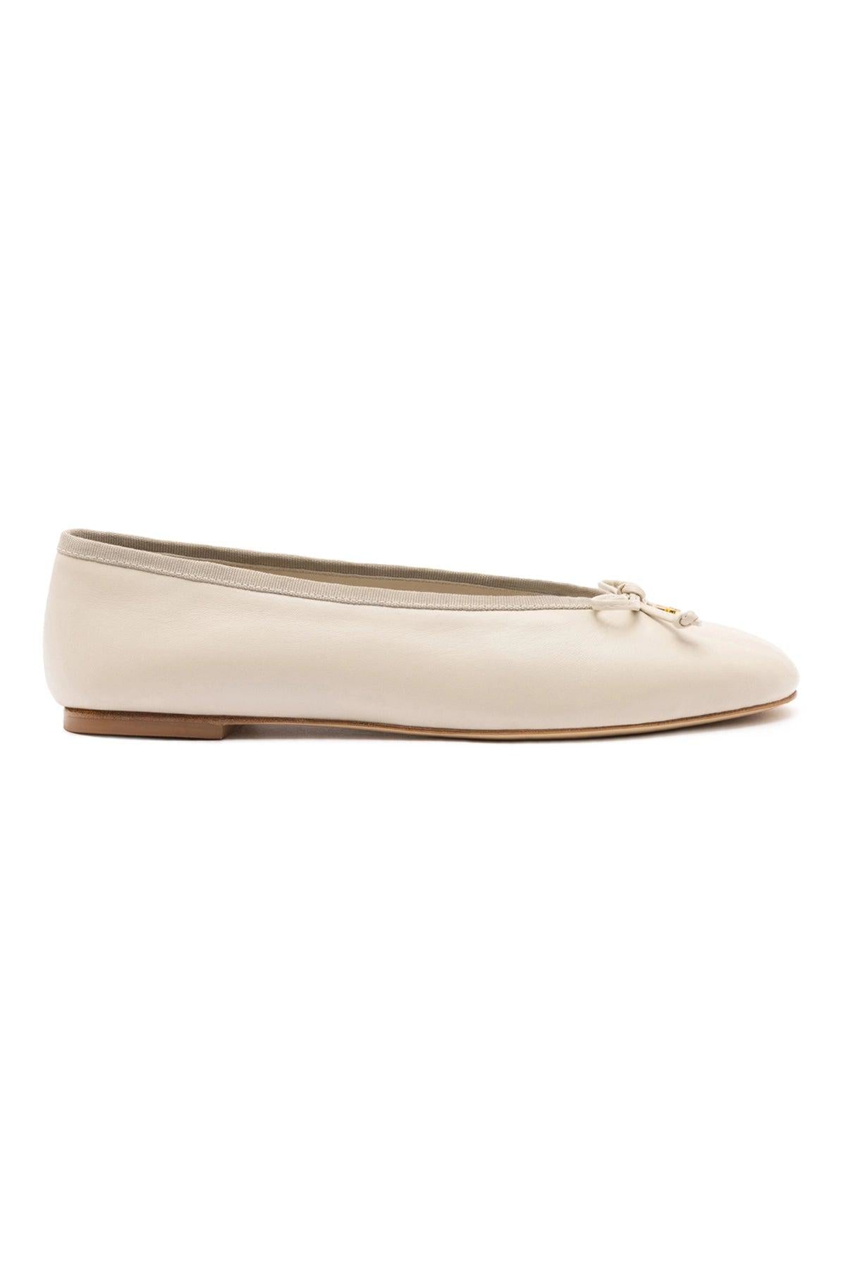 Pavlova Ballet Flat In Mushroom Grey Leather