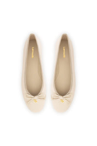 Pavlova Ballet Flat In Mushroom Grey Leather