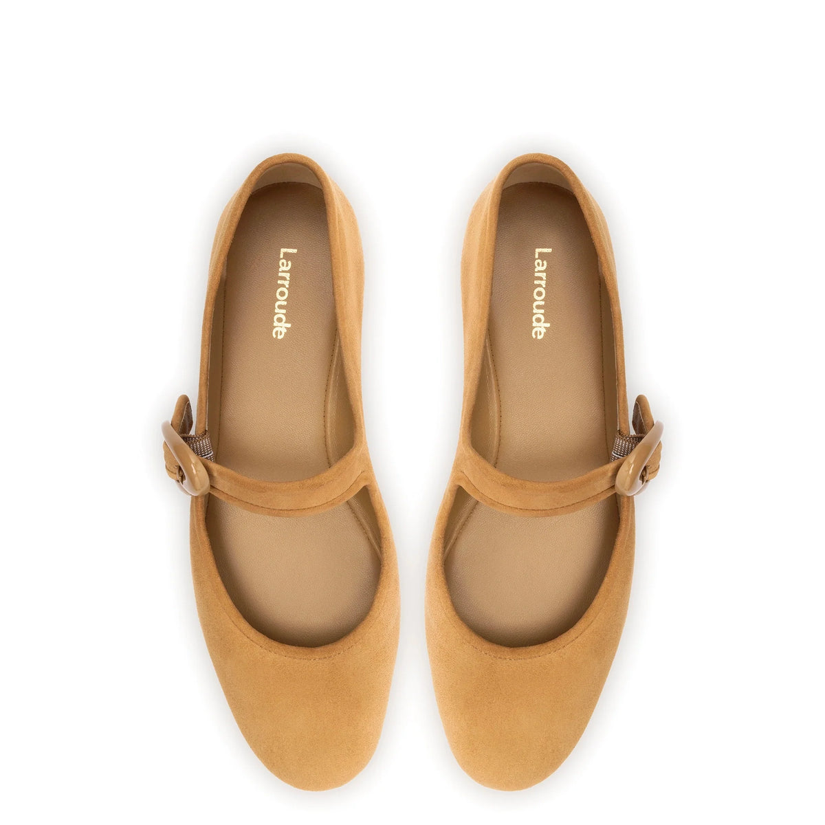 Verona Ballet Flat In Peanut Suede