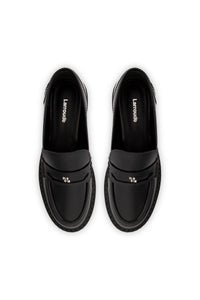 Suki Lugsole Loafer In Black Box Leather