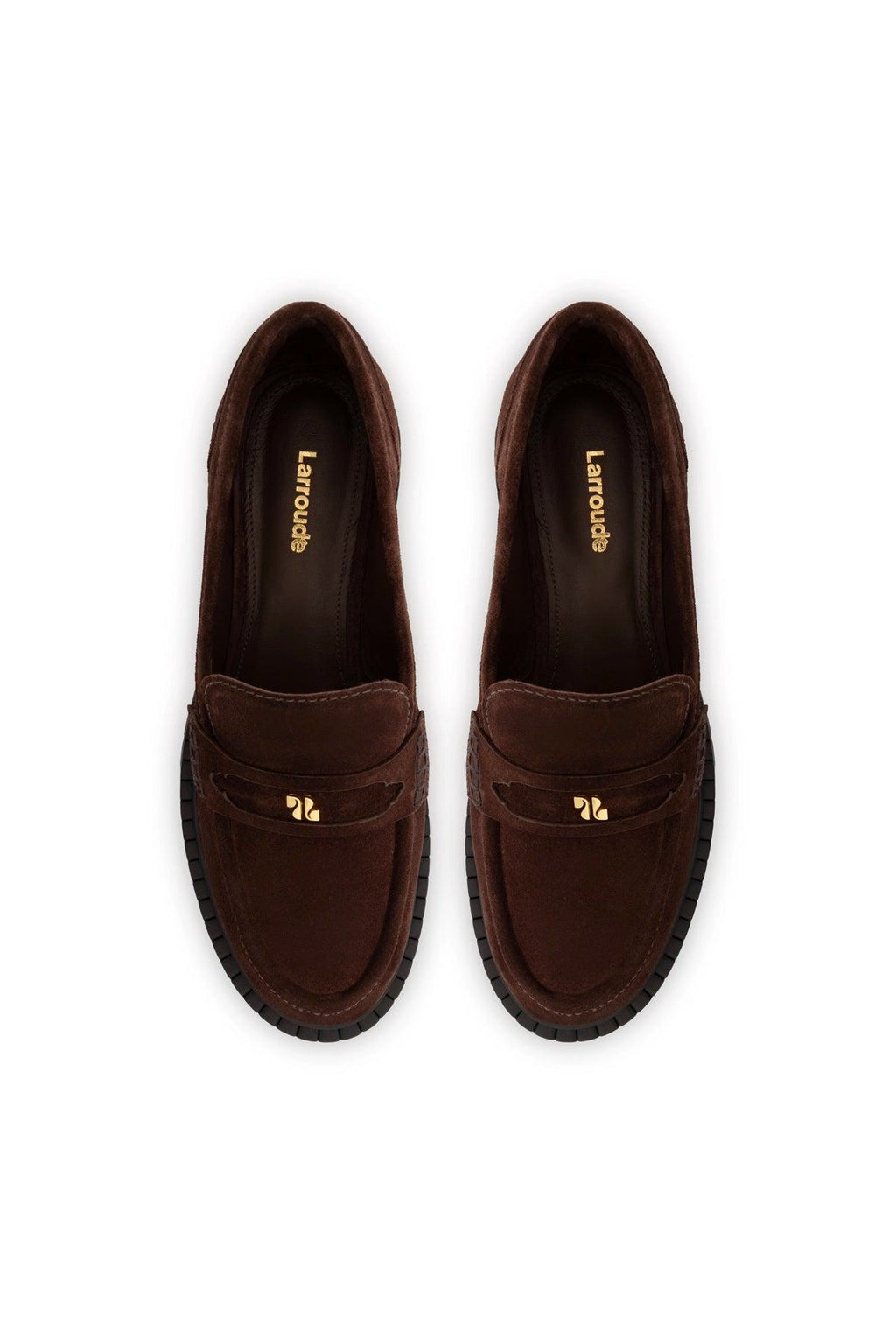 Suki Lugsole Loafer In Brown Suede