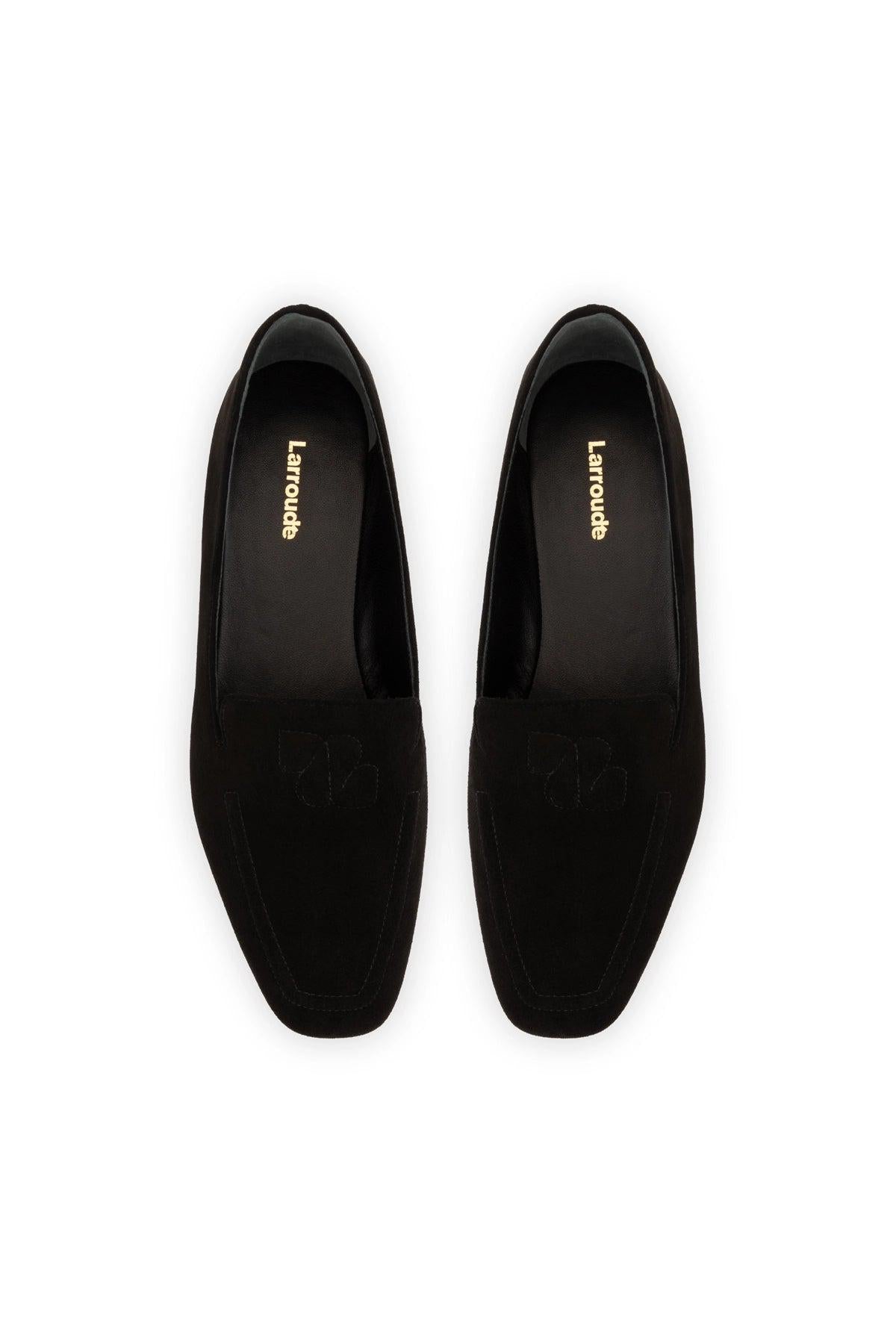 Penny Loafer In Black Suede