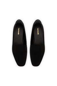 Penny Loafer In Black Suede