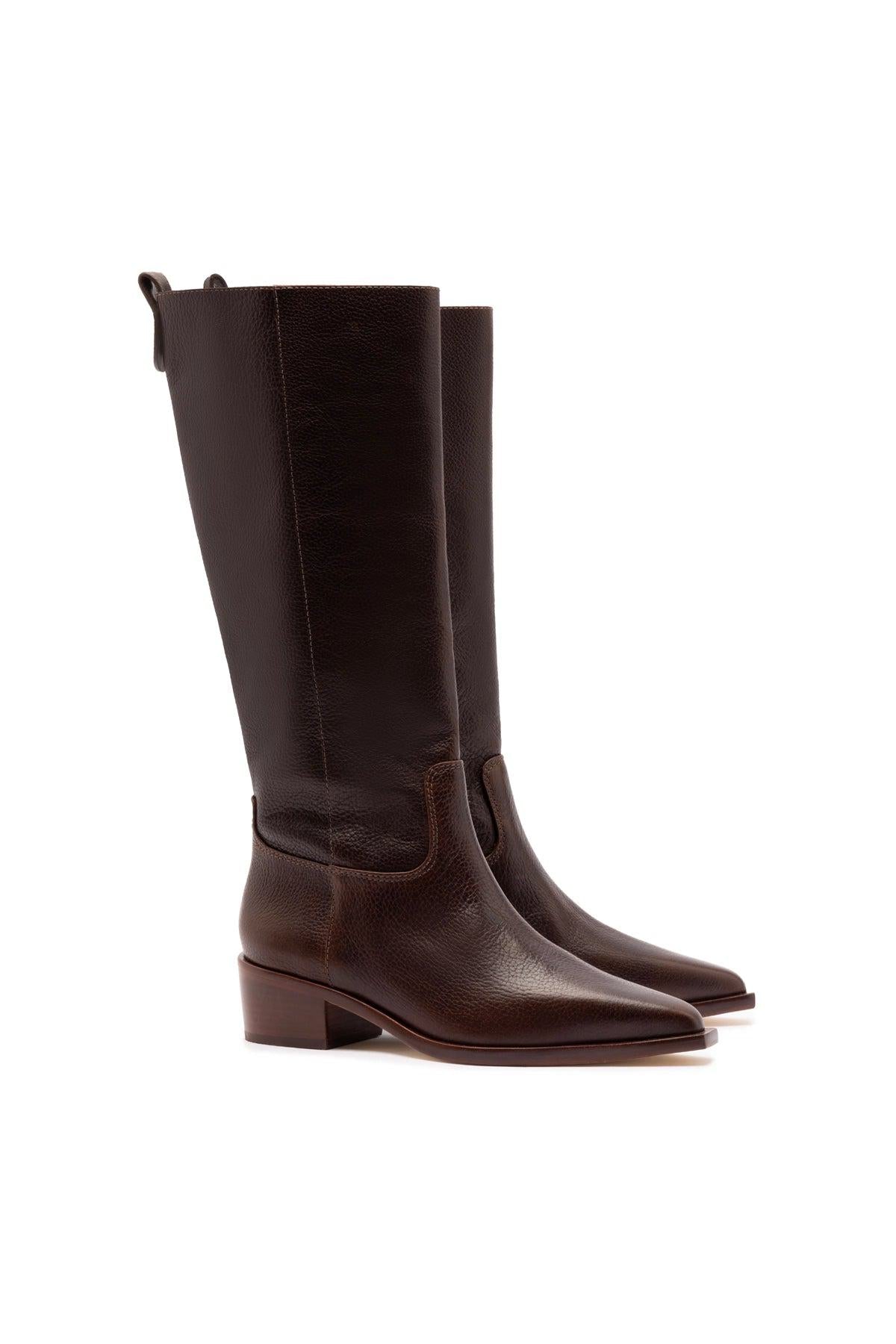 Florencia Boot In Brown Leather