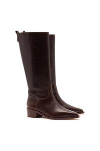 Florencia Boot In Brown Leather