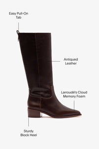 Florencia Boot In Brown Leather