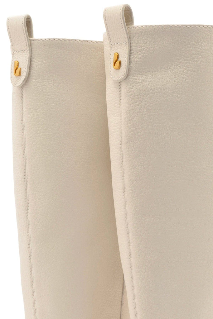 Florencia Boot In Ivory Leather