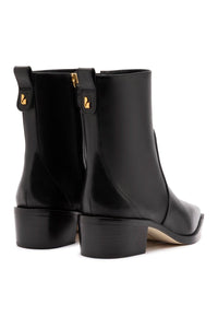 Florencia Low Boot In Black Leather