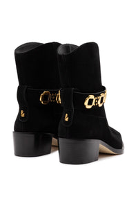 Milan Rodeo Bootie In Black Suede