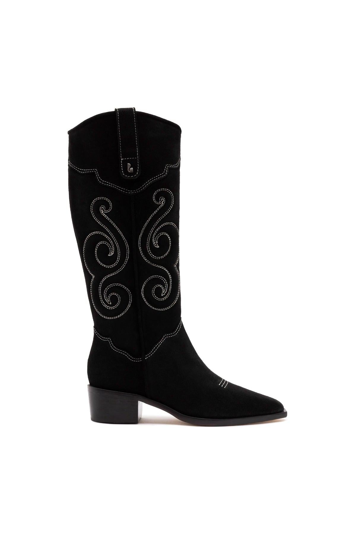 Paloma Boot In Black Suede