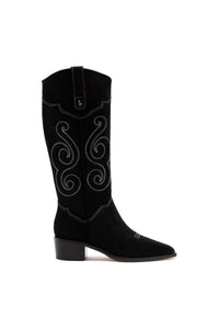 Paloma Boot In Black Suede