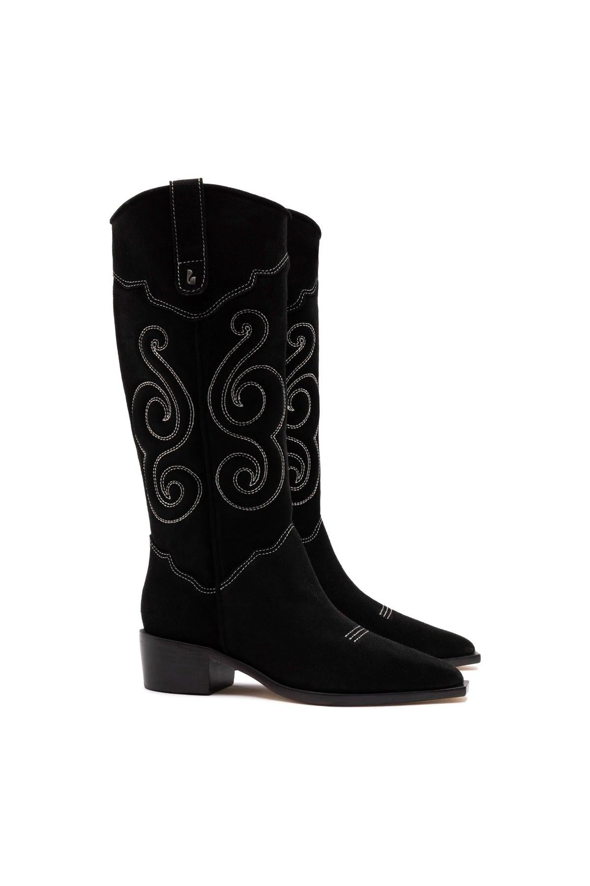 Paloma Boot In Black Suede