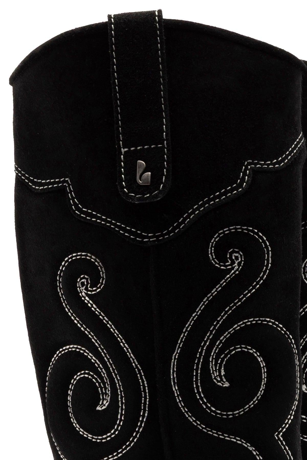 Paloma Boot In Black Suede