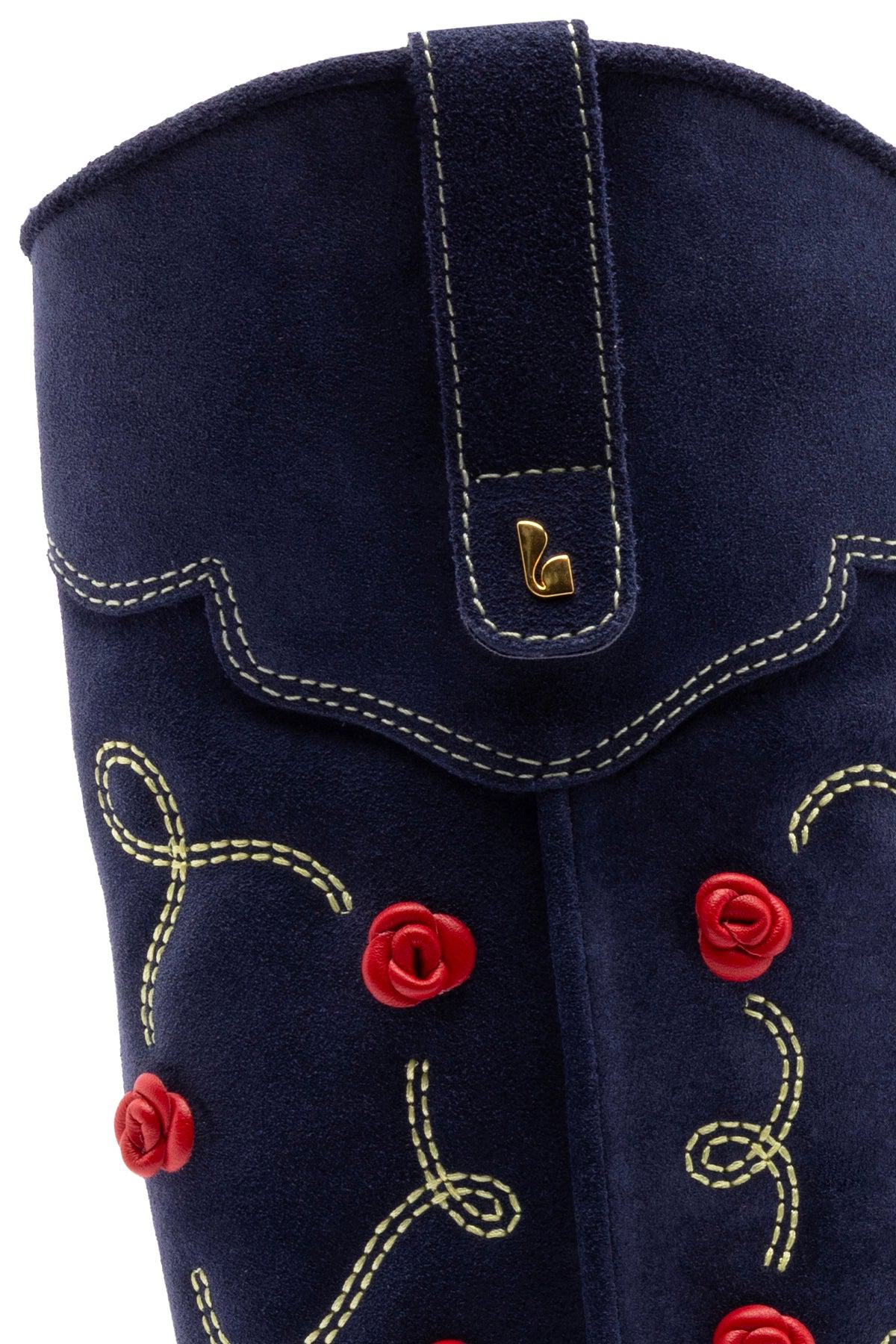 Paloma Boot In Navy Suede