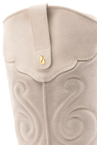 Paloma Boot In Mushroom Grey Suede