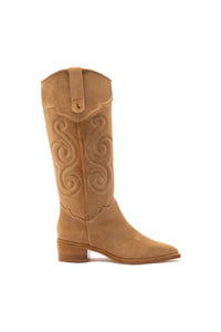 Paloma Boot In Peanut Suede