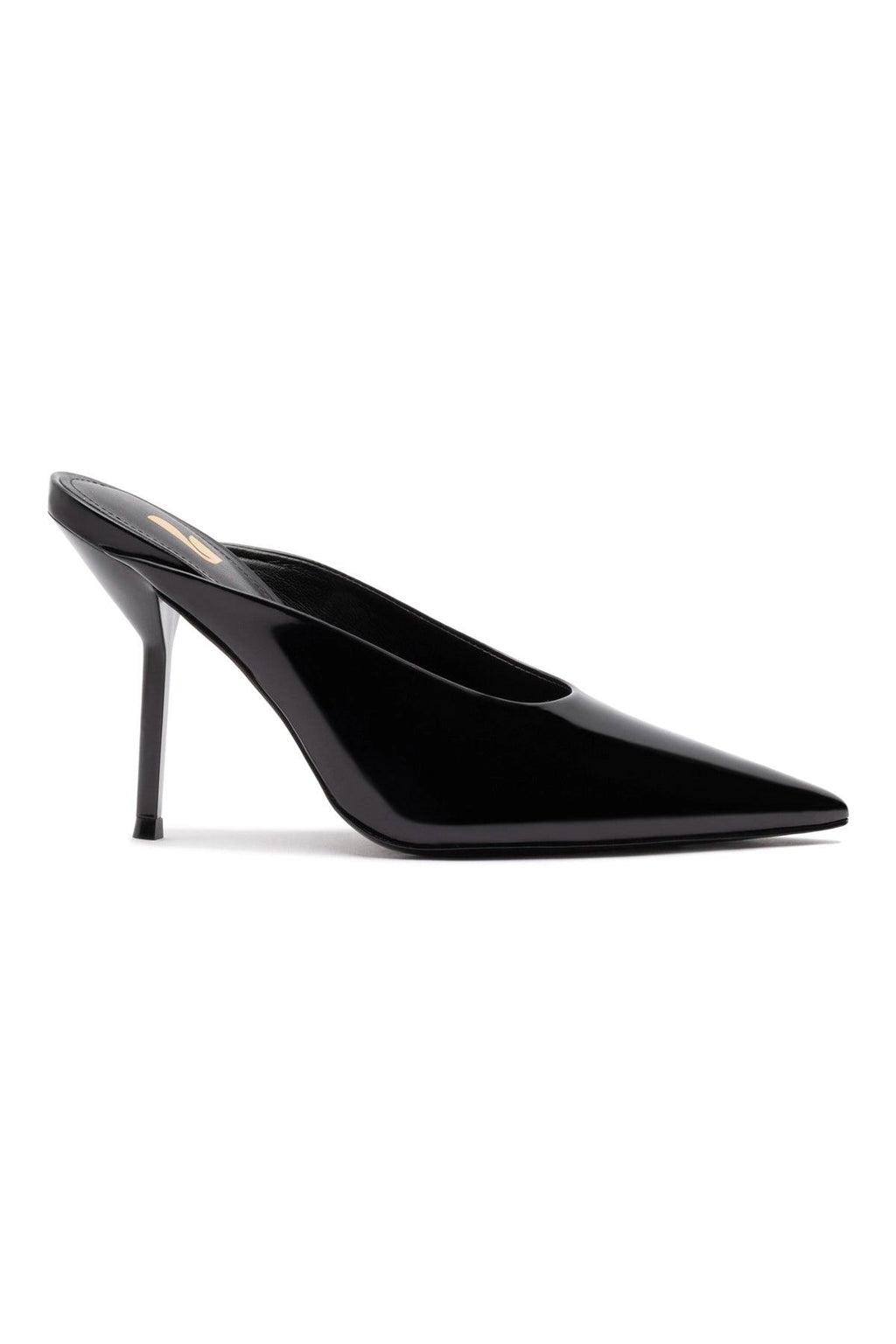 Lova Mule In Black Box Leather