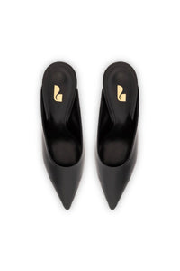 Lova Mule In Black Box Leather