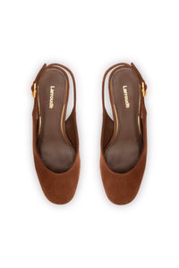 Ariana Low In Brown Leather