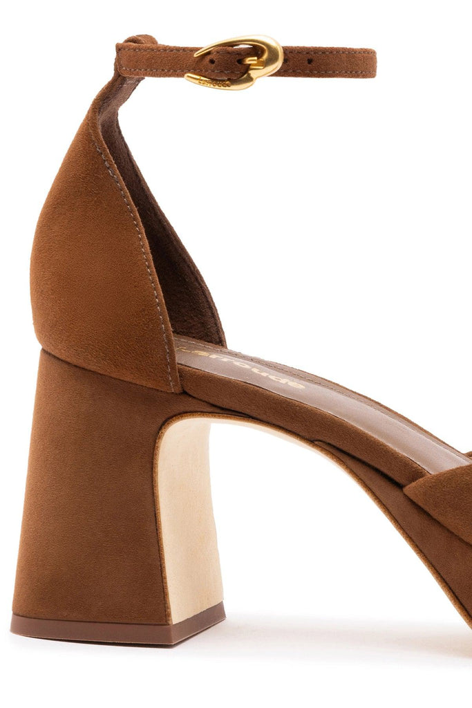 Ari Verona Low Pump In Burnt Umber Suede