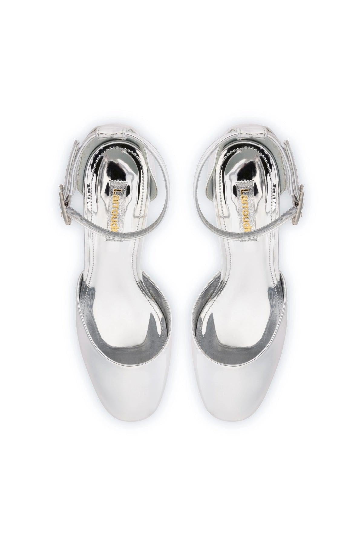 Ari Verona Low Pump In Silver Specchio