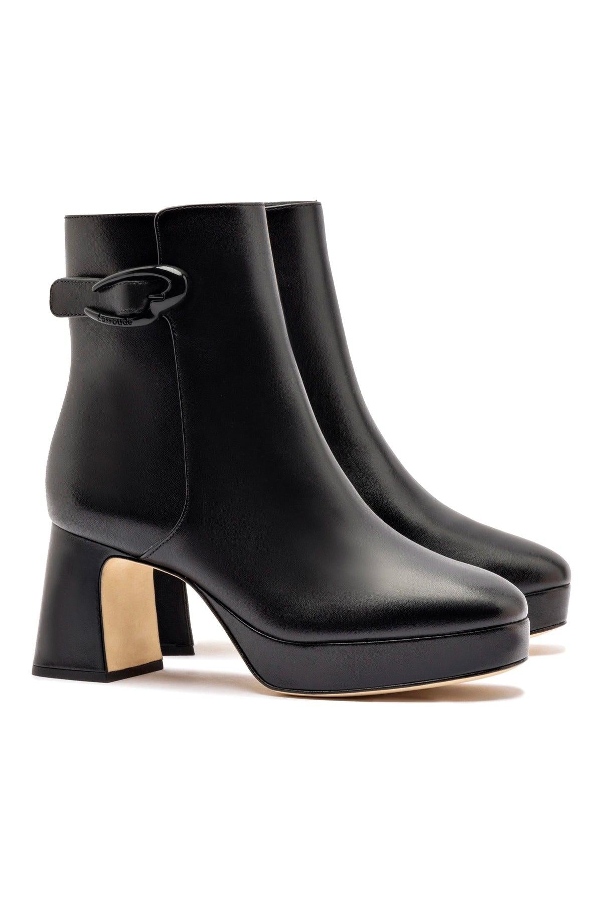 Dolly Verona Low Boot In Black Leather