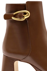 Dolly Verona Low Boot In Burnt Umber Leather
