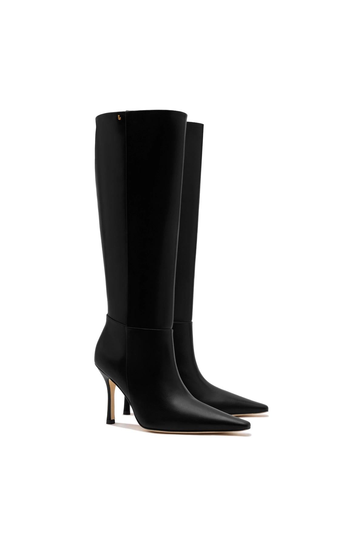 Carine Boot In Black Leather