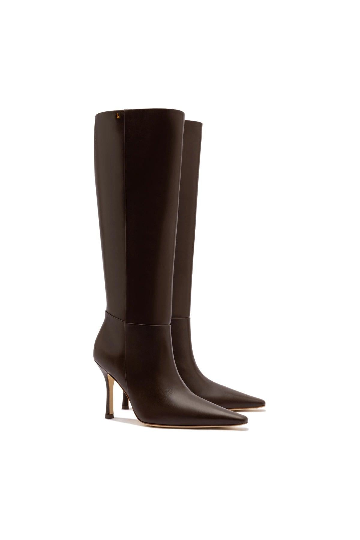 Carina Boot In Brown Leather