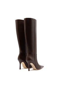 Carina Boot In Brown Leather