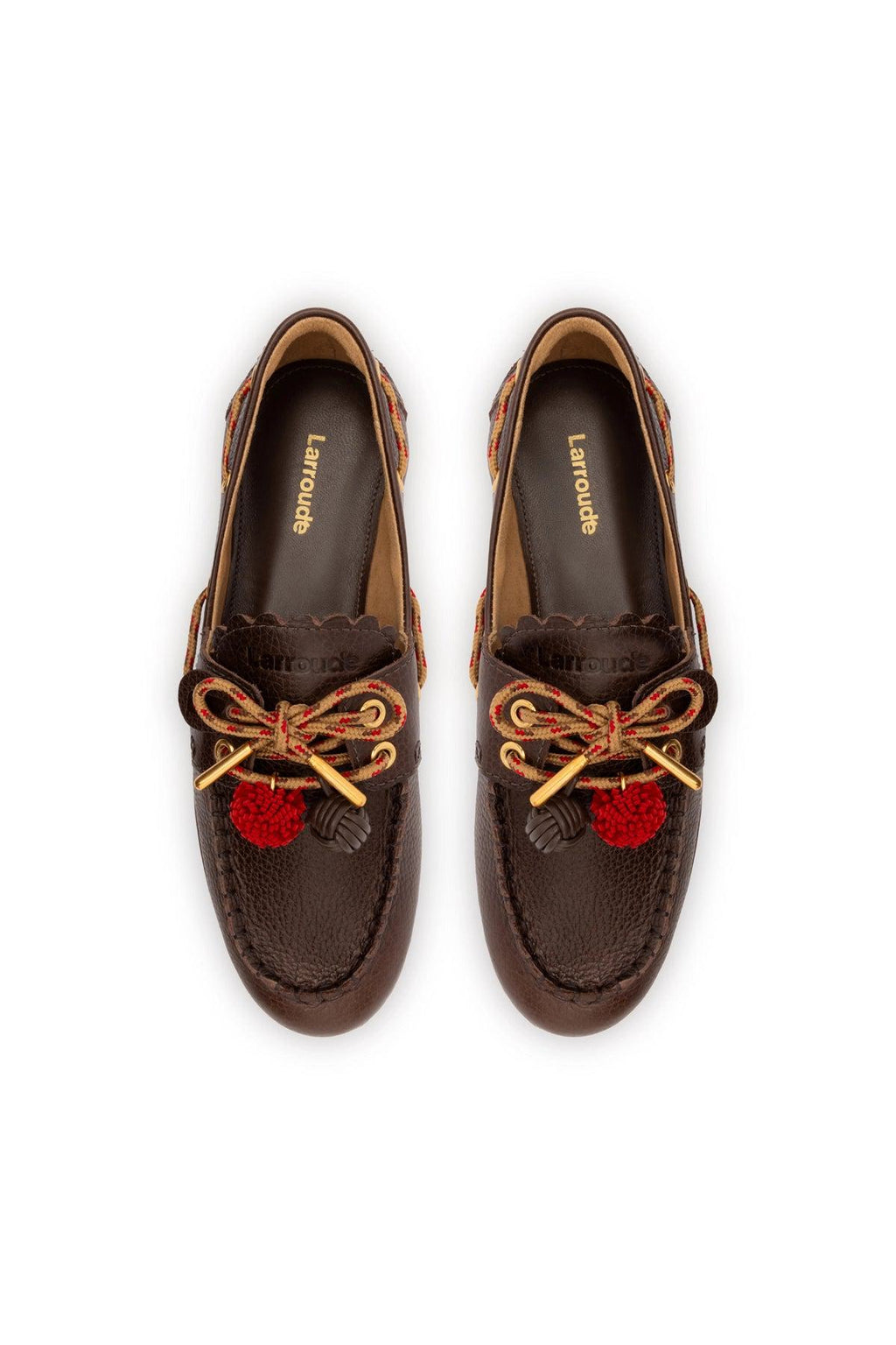 Cyprus Boat Shoe In Brown Leather