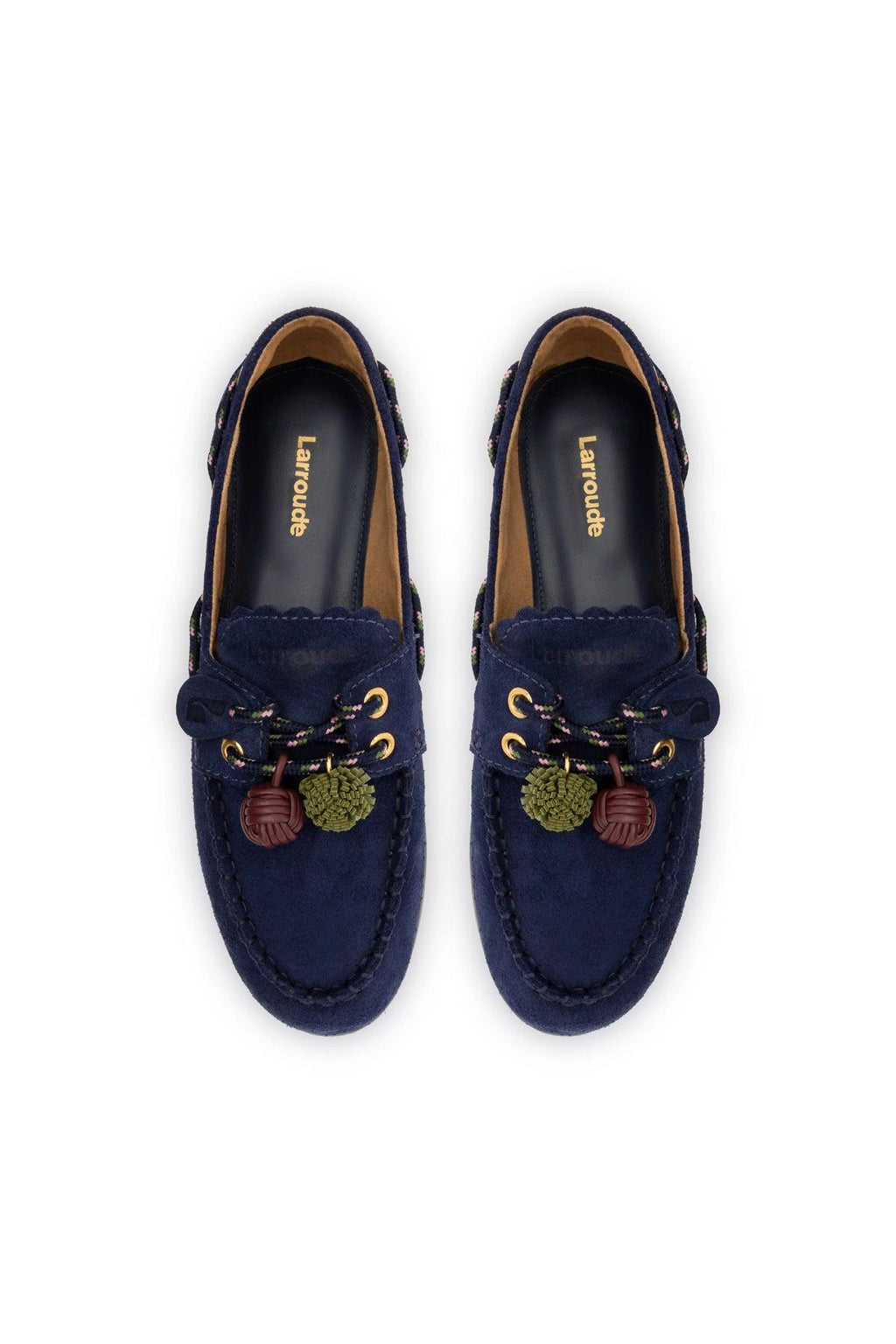 Cyprus Boat Shoe In Navy Suede