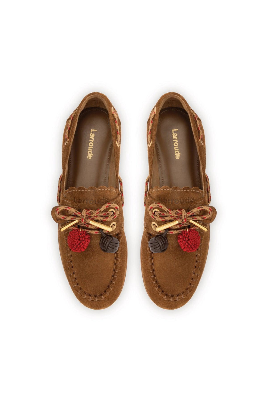 Cyprus Boat Shoe In Russet Suede