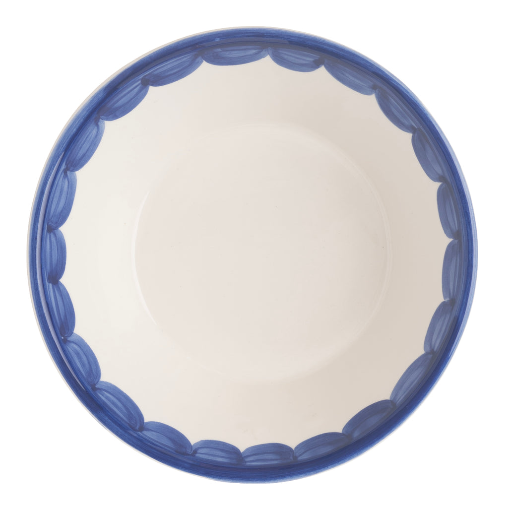 Blue Scallop Bowl