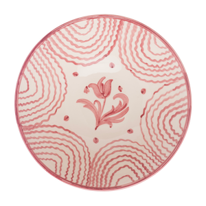 Flor Very Large Pink Serving Bowl