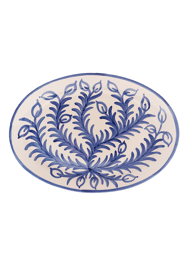 Large Blue Vina Platter