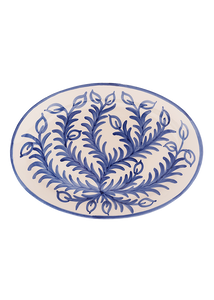 Large Blue Vina Platter