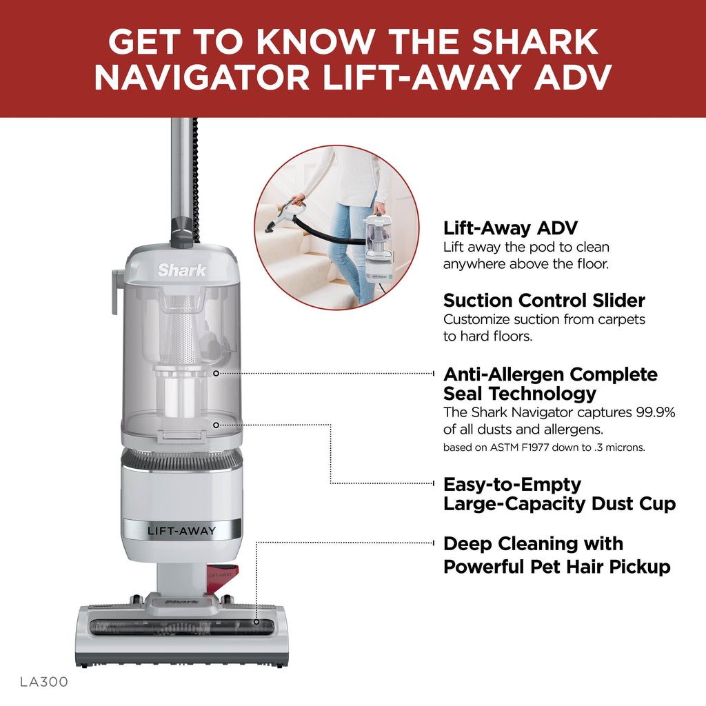 Shark Navigator Lift-Away ADV Upright Vacuum Cleaner