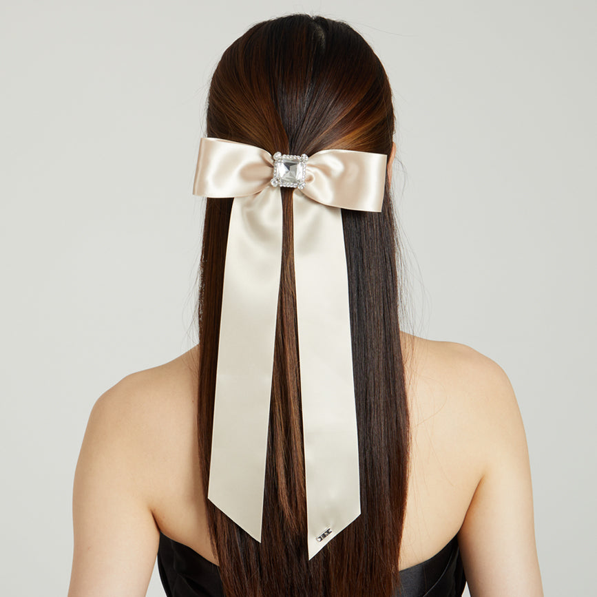 Lacey Satin Ribbon Bow