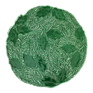 Lastra Holiday Figural Cake Stand in Green