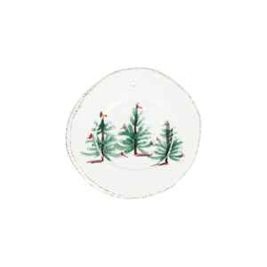 Lastra Holiday Round Ornament in Green