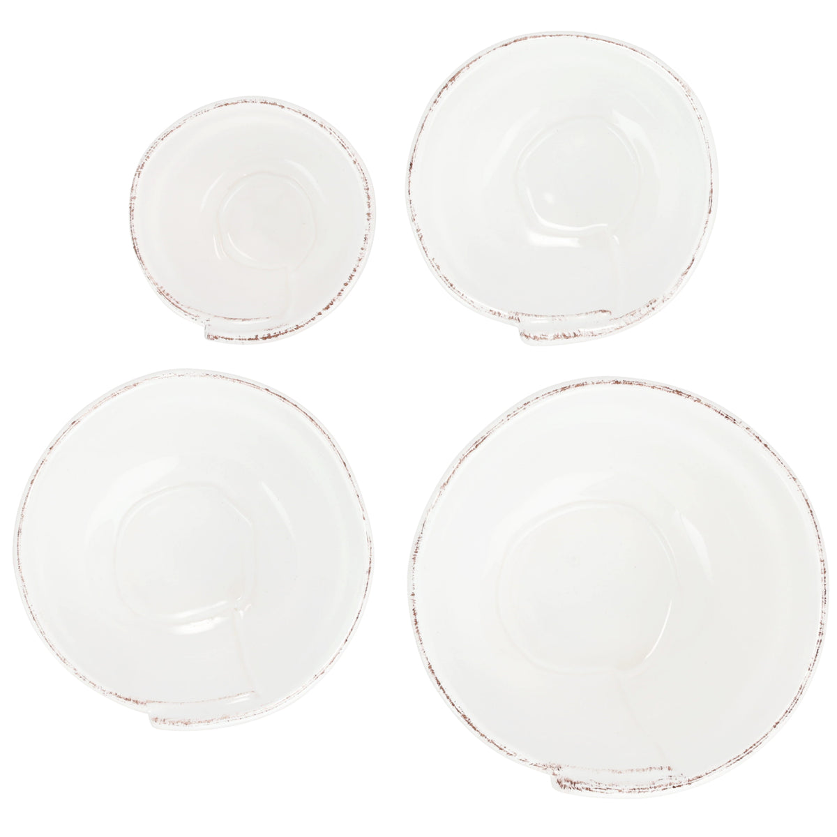 Lastra Holiday Assorted Prepping Bowls in Green, Set of 4