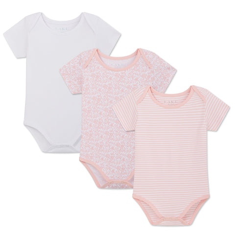 Baby Bodysuit Bundle in English Rose