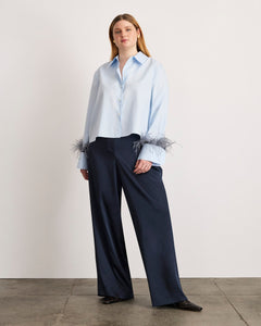 Largaux Feather Top in Oxford